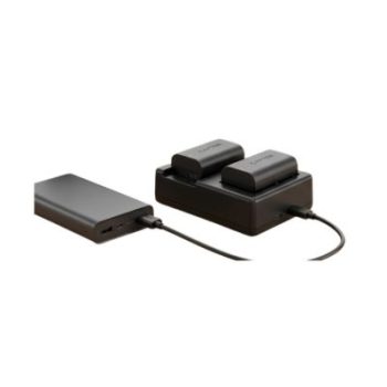 CAPTOR S-LP-E6NH Battery Charger, Dual Slot LP-E6P LPE6N LPE6 Battery Charger for Canon EOS R5, R6, R, EOS 5D Mark IV, 5D Mark III, 5DS, 5DS R, 5D Mark II, 6D Camera