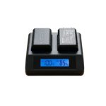 CAPTOR S-NP-FW50 Battery Charger with LCD Screen for Sony A7, A7II, A7RII, A7SII, A7S, A7S2, A7R, A7R2, A6000, A6500, A6300, RX10, NEX-3/5/7 - Image 4