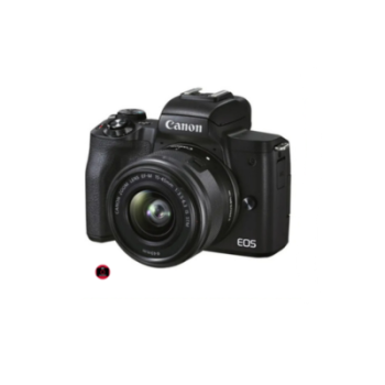 Canon EOS M50 Mark II Digital Mirrorless Camera with EF-M 15-45mm Lens Kit -Black
