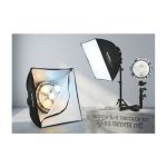 Godox TL-5 5in1 Multi-Holder Studio E27 Socket Tricolor Lighting Lamp Head with 60*60cm Softbox