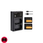 K&F Concept NP-FZ100 2280mAh High-Capacity Battery & Dual Slot Charger Kit (KF28.0005)