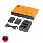 K&F Concept Canon LP-E12 Battery Kit – 2 Replacement Batteries and Dual Slot USB Charger (KF28.0029) - Image 2
