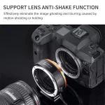 K&F Concept KF06.467 Canon EF-EOS R Auto Focus Electronic Professional Lens Adapter – Black - Image 5