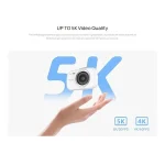SJCAM ZV100 5K 80MP 18X Digital Compact Camera – Black - Image 6