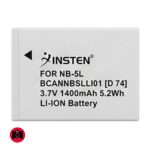 Canon NB5L NB-5L Equivalent LithiumIon Camera/Camcorder Battery for Canon PowerShot is SD700/800/900 Digital Camera