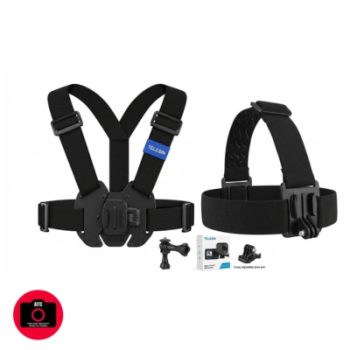 TELESIN Chest Strap Mount for GoPro Hero 8 7 6 5 4 2 SJCAM DJI Osmo Action Belt Strip Headband Action Camera Sport Accessoriesn