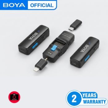 BOYA BOYALINK A2 All-in-one Design Wireless Microphone System without charging case