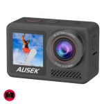 Ausek AT-M90TRW 5K WiFi Waterproof Action Camera With Wireless Mic