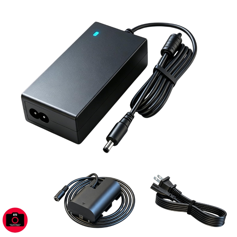 Canon LP-E6 Dummy Battery ACK-E6 AC Power Adapter for EOS R5 5D Mark IV Canon LP-E6 (ACK-E6) Dummy Battery for EOS R5, R6 & 90D - Image 1