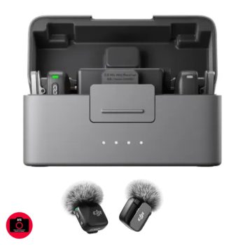 DJI Mic Mini 2-Person Compact Wireless Microphone System for Camera & Smartpho(2.4 GHz)